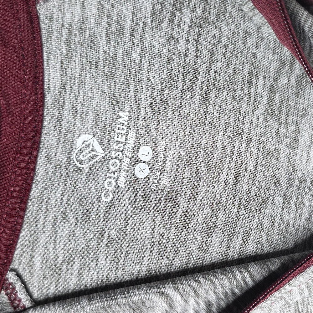 Colosseum Texas A&M Aggies Womens Grey Athena Qtr Zip Pullover Size XL - Picture 4 of 8